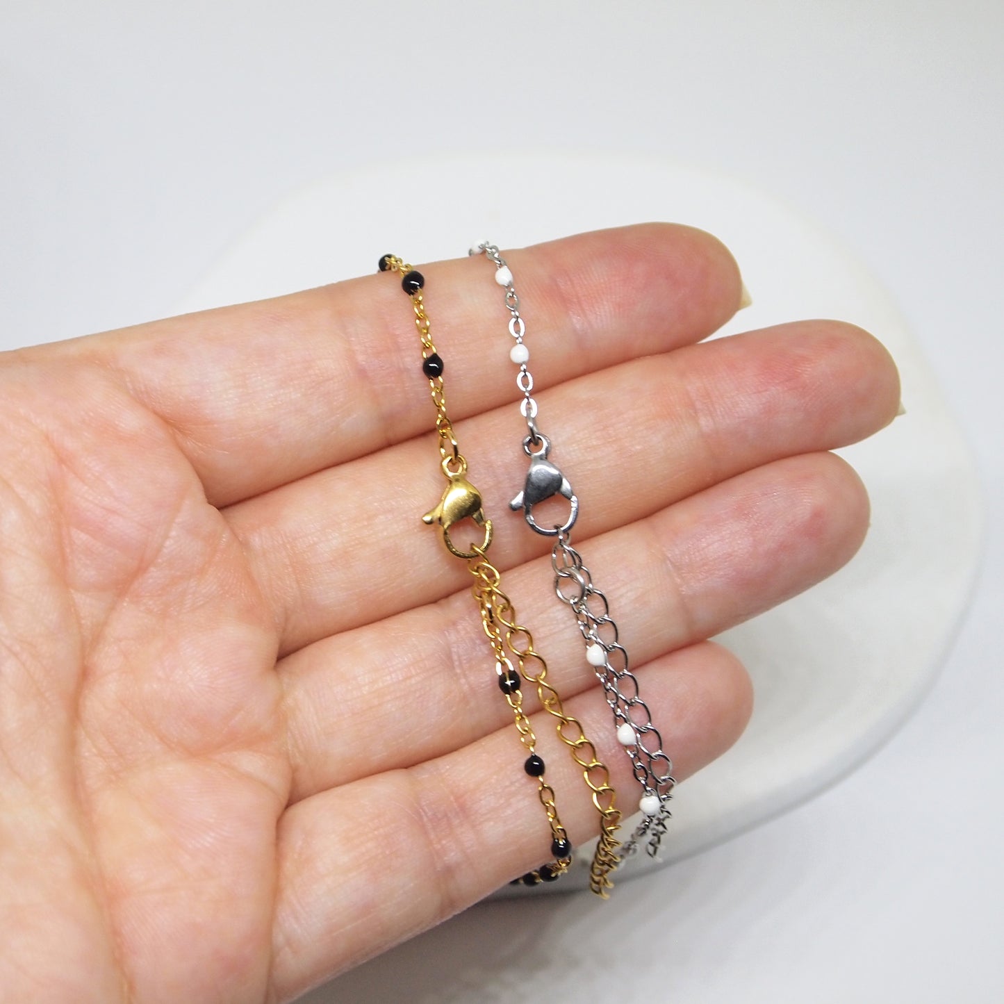 Evil eye anklet