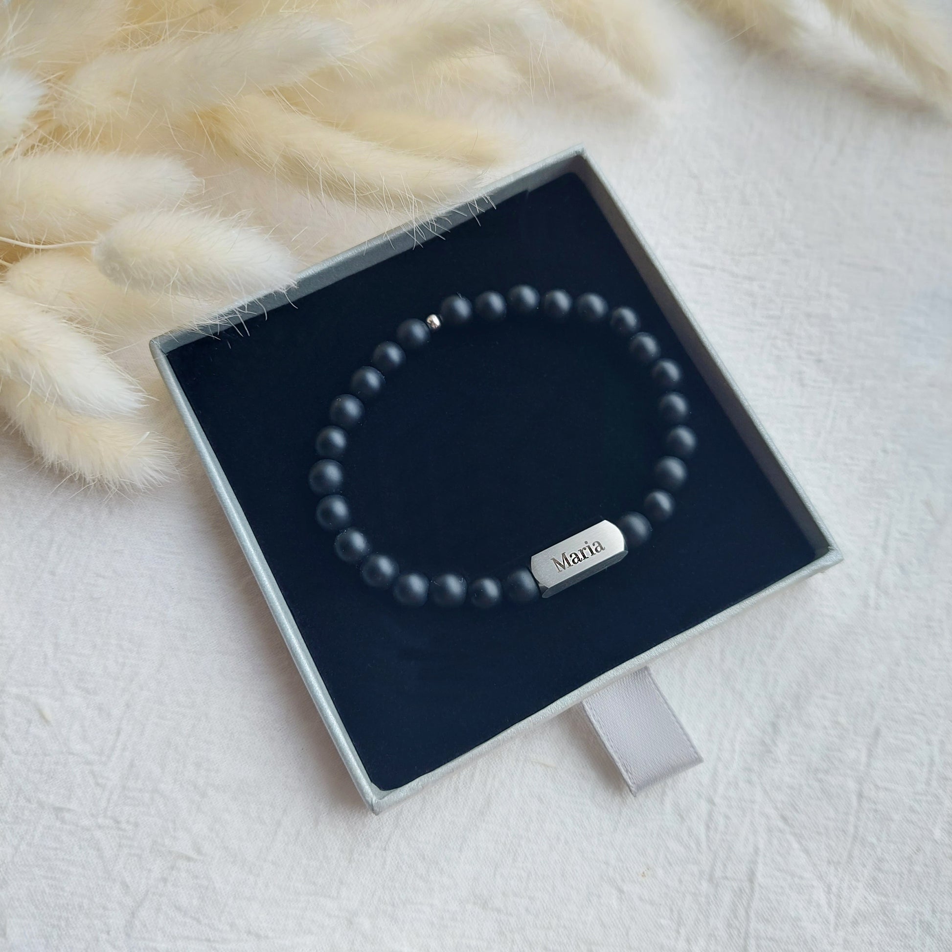 custom engraved gifts for father or grandfather, bracelet engraved with kids names