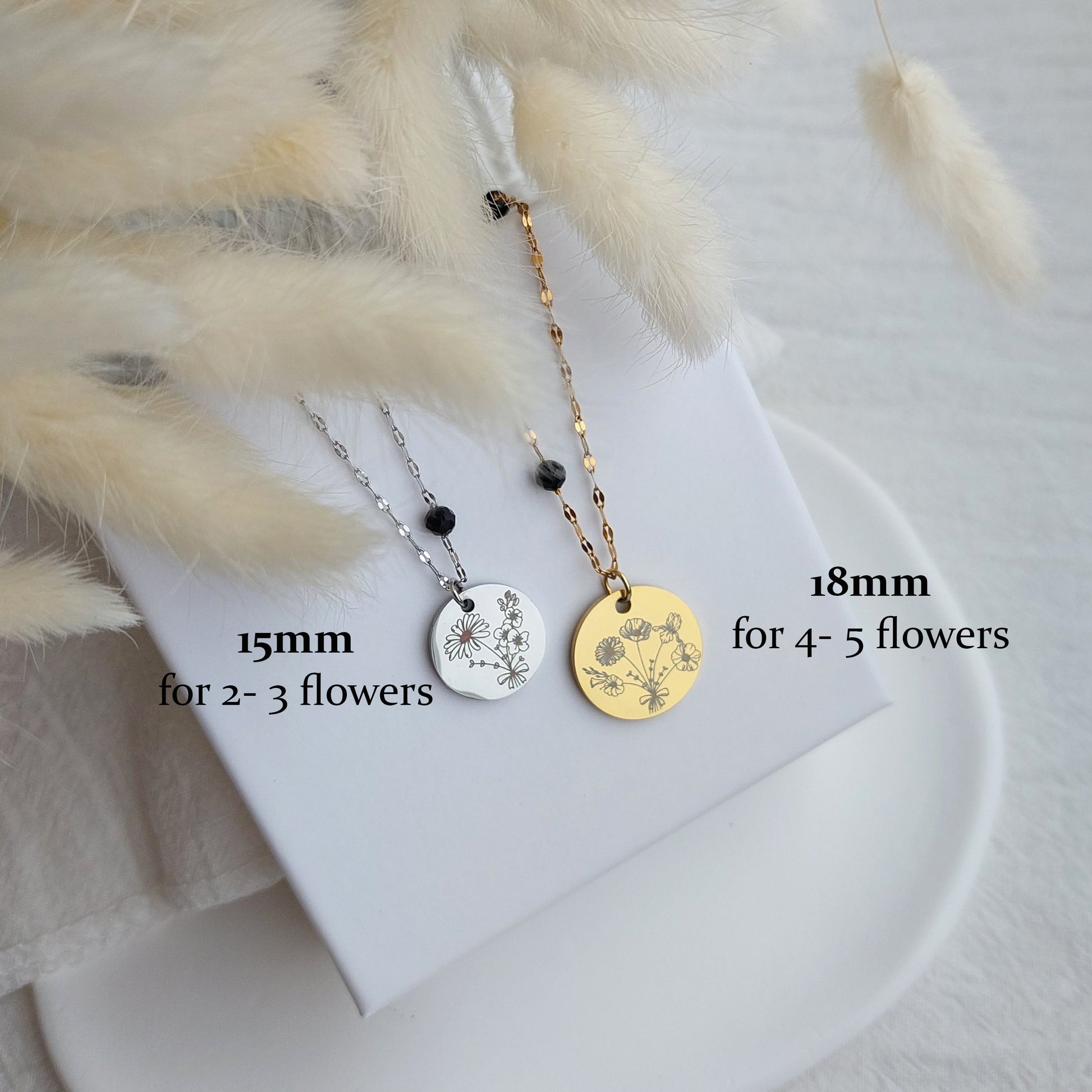 combined kids birth stones necklace, gift for mothers day