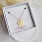custom family birth flowers necklace, peronalized gift for mother or nana