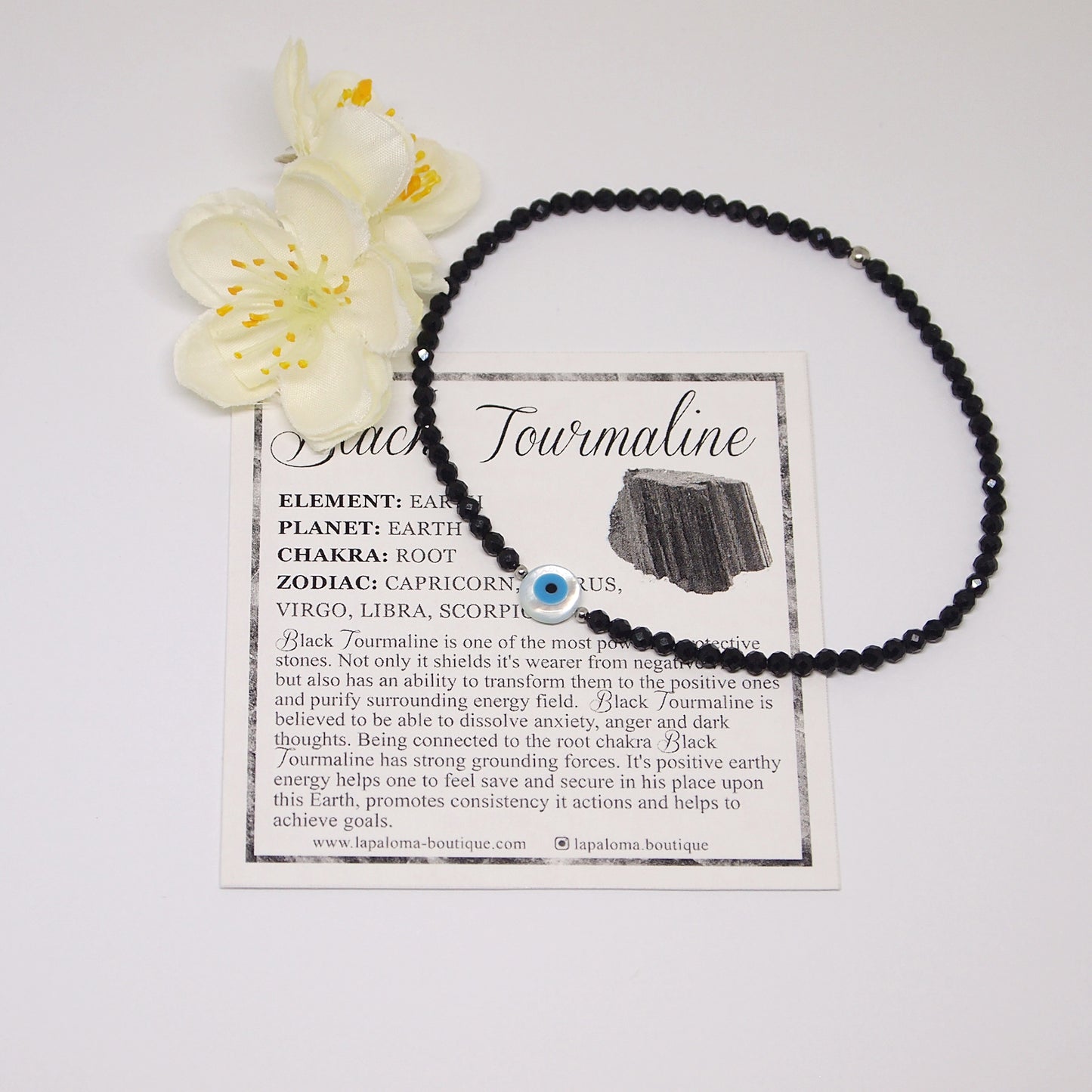 protective ankle bracelet with evil eye, dainty woman anklet