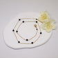natural black tourmaline neckalce, woman gemstone jewelry