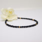 beaded gemstone anklet for woman