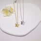 Butterfly charm necklace