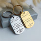 custom calendar keychain, personalized wedding gift