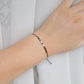 dainty morse code bracelet, meaningful gift idea