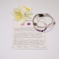 natural gemstone jewelry, rose quartz, amethyst, black tourmaline, empath protection necklace