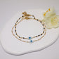 evil eye protection anklet, stainless steel jewelry