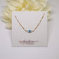 dainty protection eye anklet, everyday jewelry