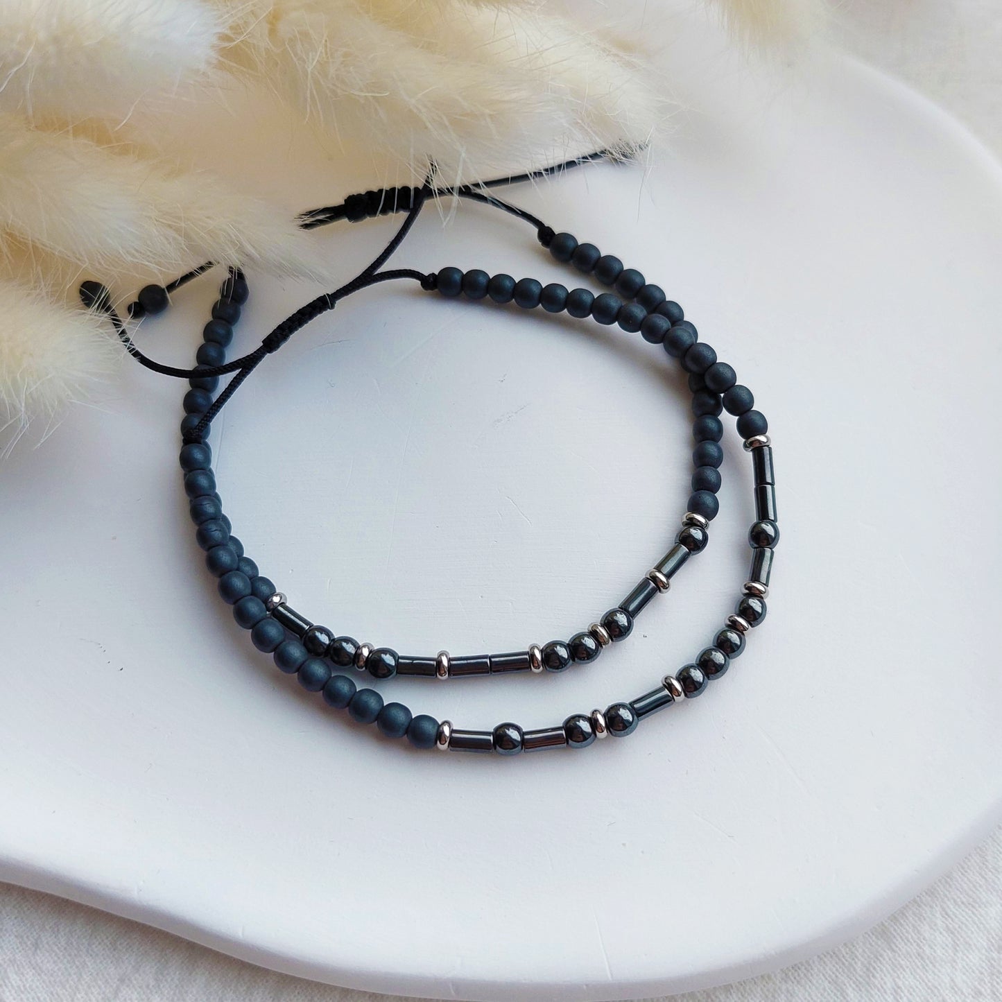 personalized morse code bracelets for couples, gift for him