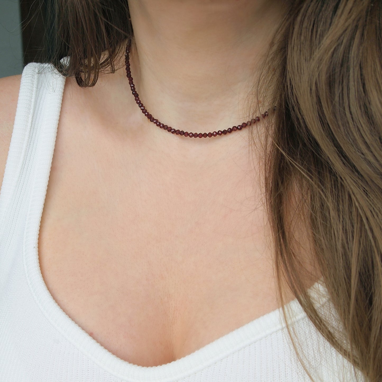 Garnet choker