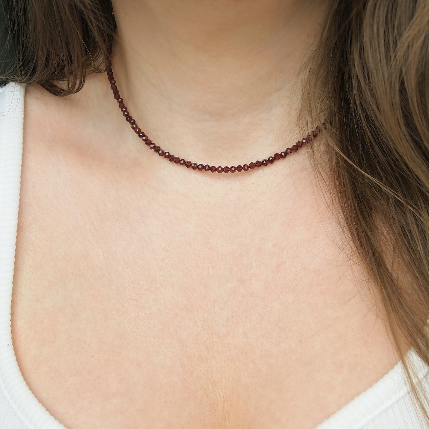 Garnet choker