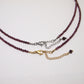 Garnet choker