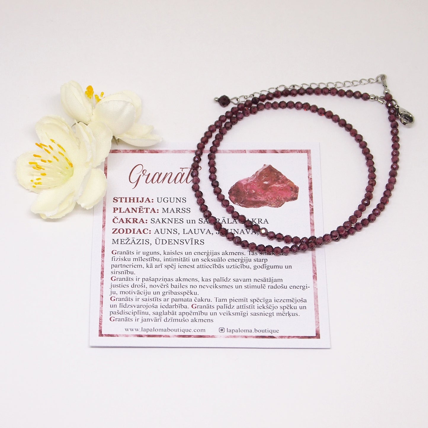 natural garnet necklace, garnet meaning, natural garnet properties