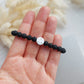 custom lava stone mens bracelet, personalized gift for father