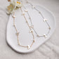 pearl etterfly chain choker, butterfly jewelry