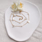 stainless steel butterfly necklace, summer jewelry