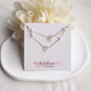 dainty summer jewelry, stainless steel necklace with butterfly