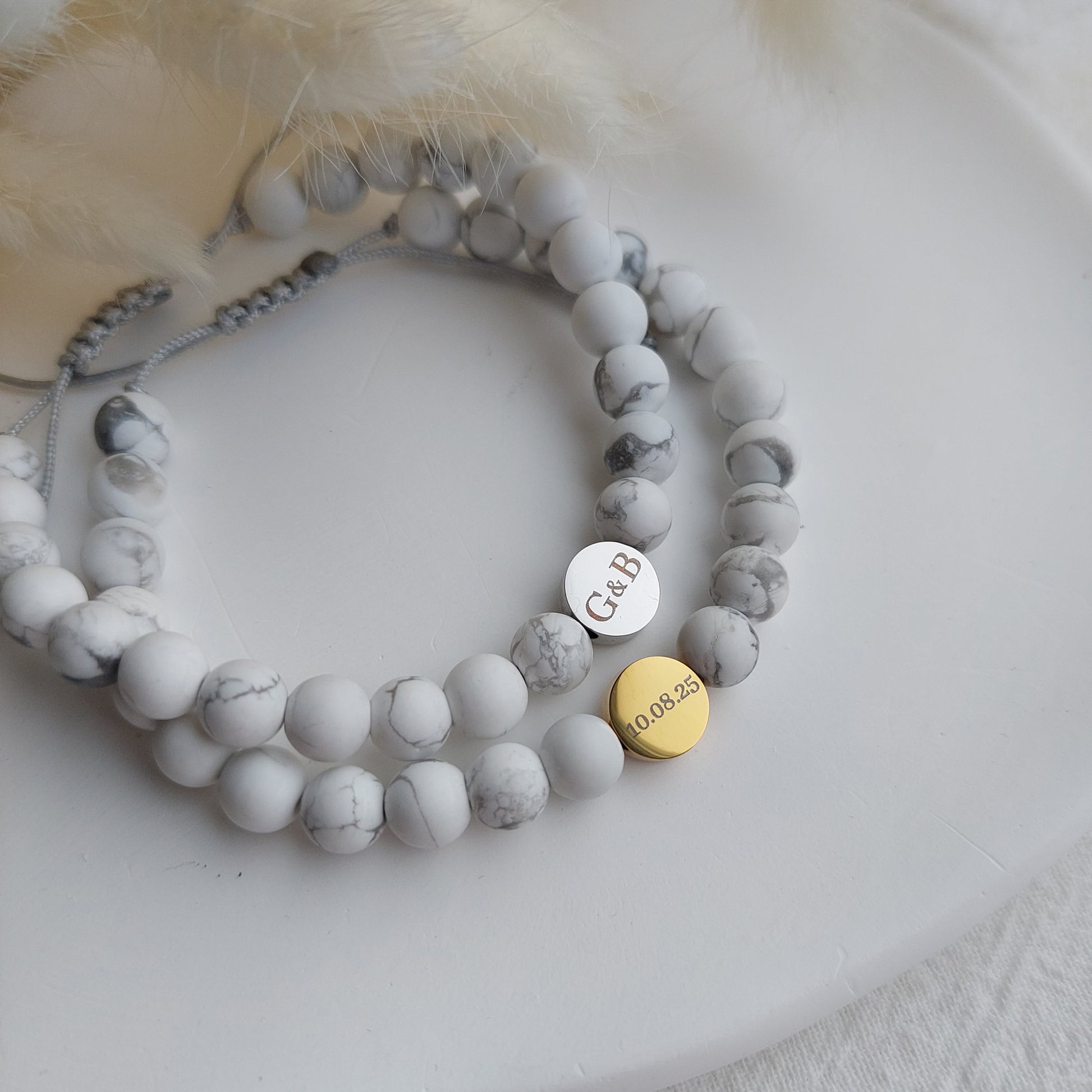 personalized woman gemstone bracelet, custom jewelry