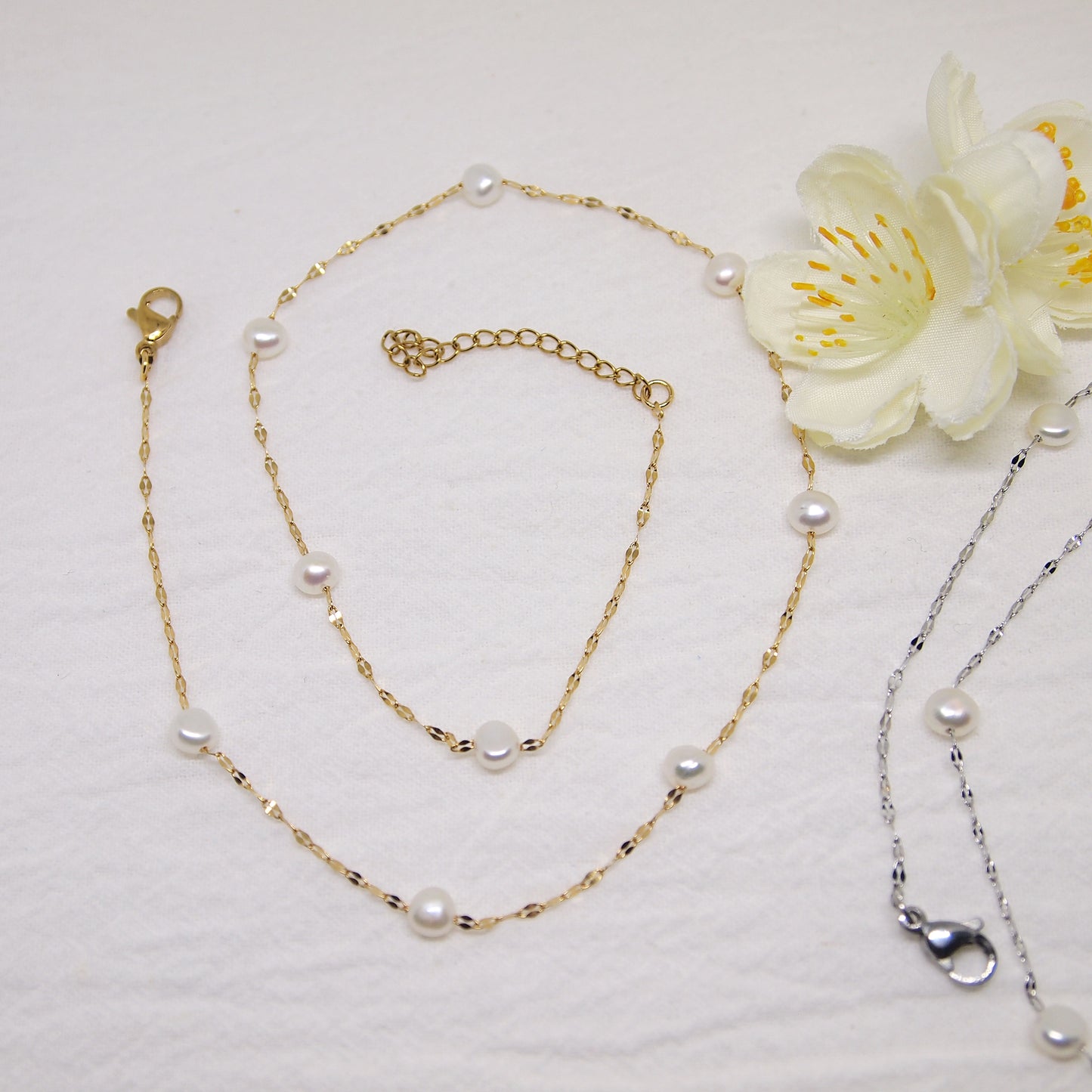 batural pearl jewelry, freshwater pearl choker for woman