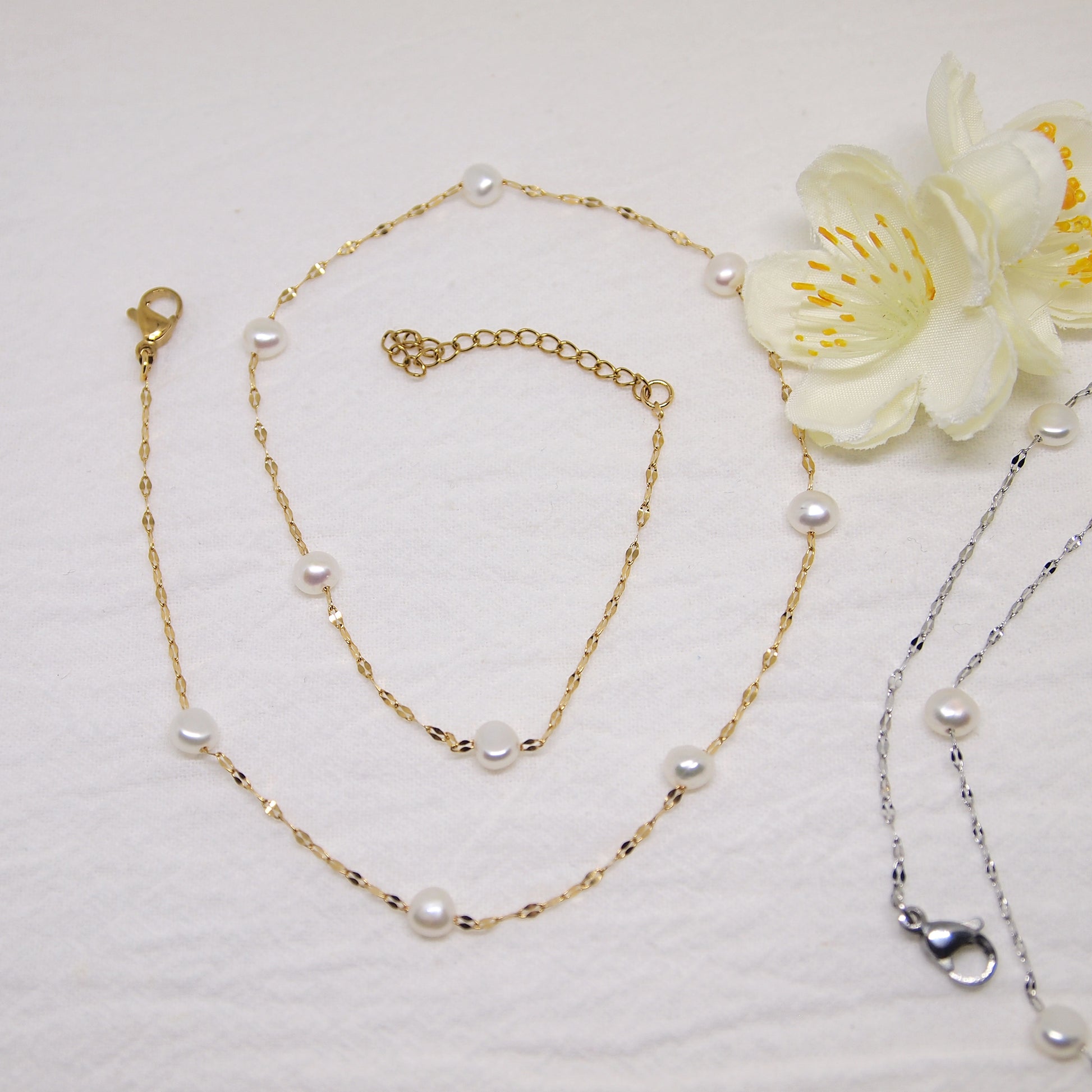 batural pearl jewelry, freshwater pearl choker for woman