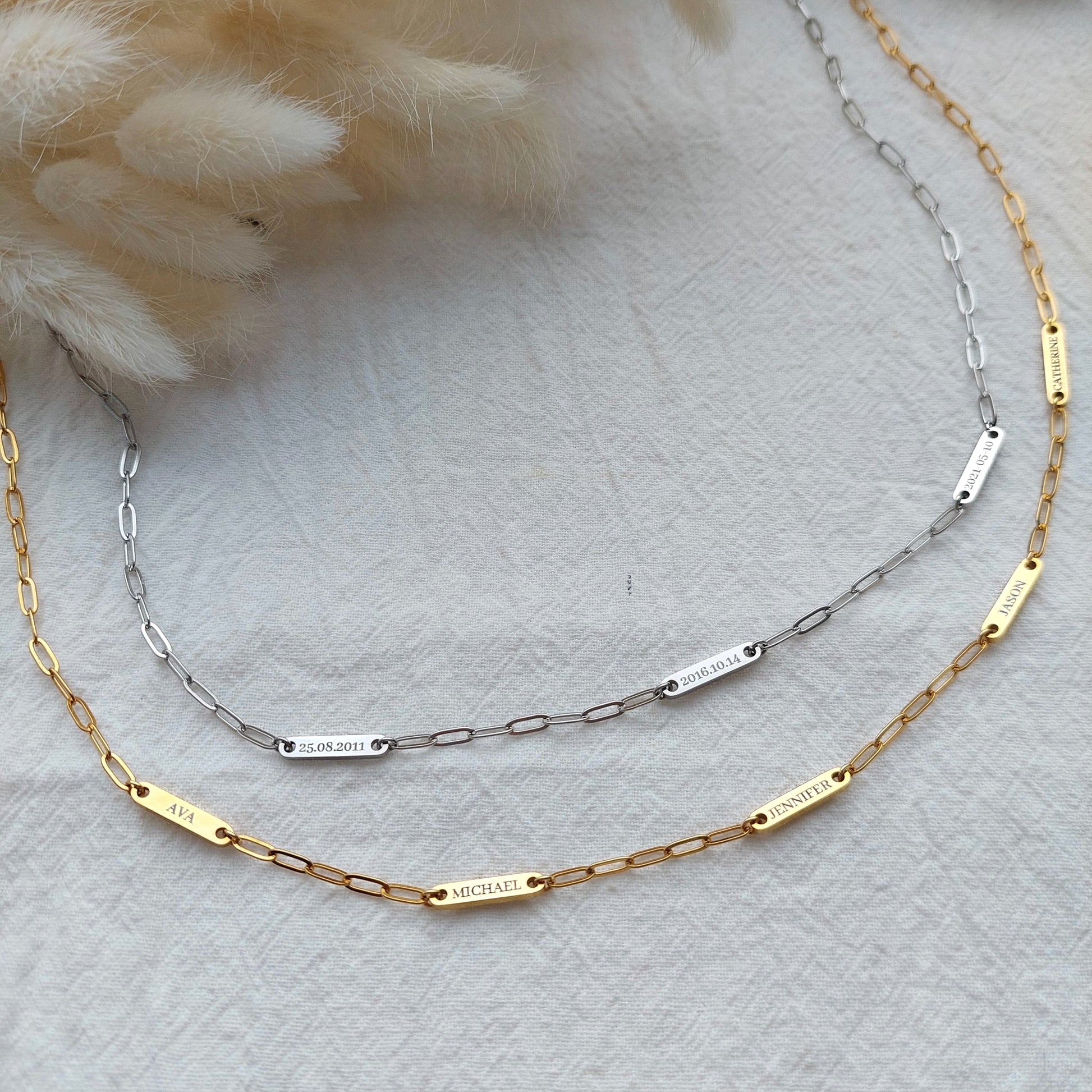 kids names necklace for mom, gift for mothersday