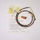 natural tigers eye choker necklace, gift for her