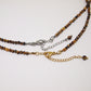 Tigers eye beaded choker