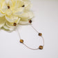 dtiger eye cord choker, adjustable jewelry