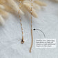 White enamel bead necklace
