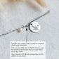 Custom Birth flower pearl necklace