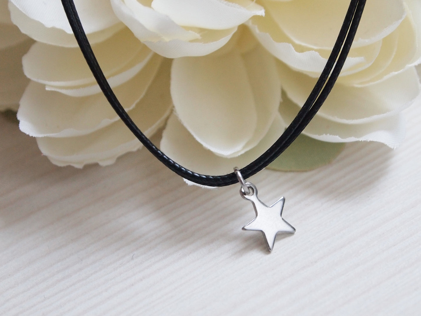 star choker necklace, dainty star jewelry