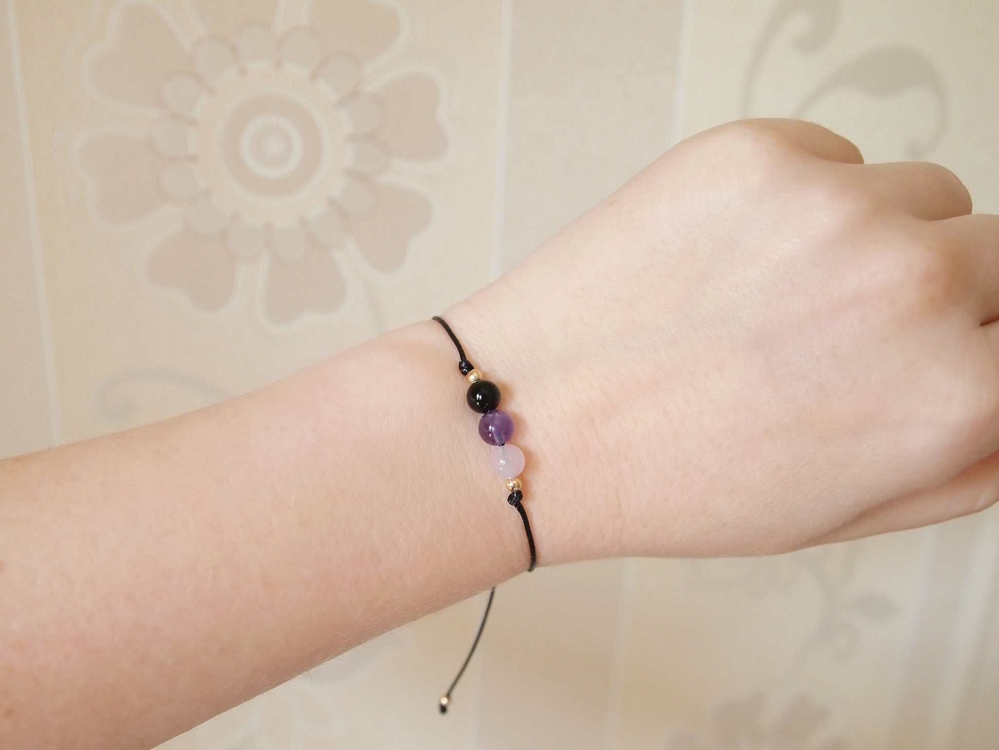 beaded gemstone bracelet for empath
