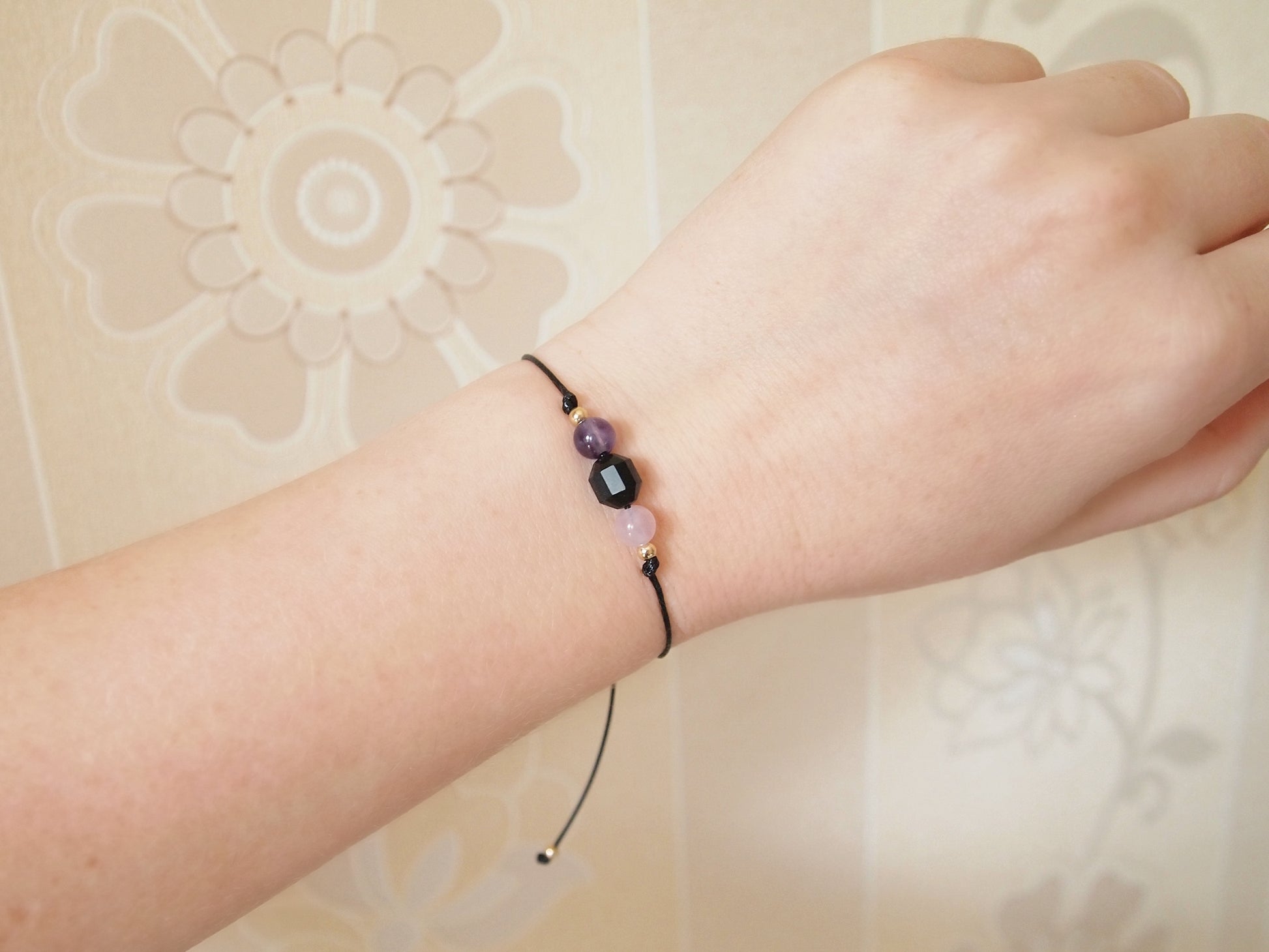 minimalist gemstone bracelet for empath protection