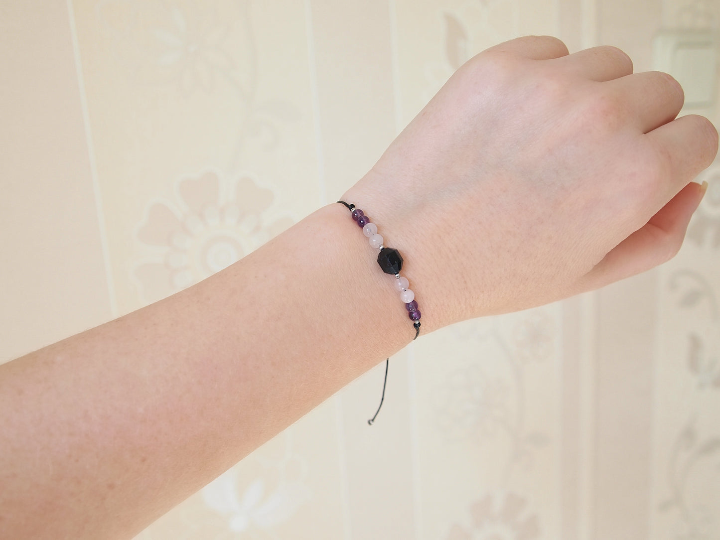 minimalist healing crystal bracelet for empaths
