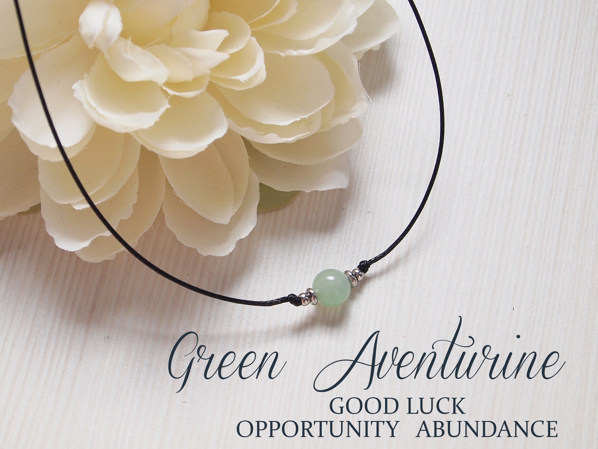 green aventurine necklace, green aventurine choker