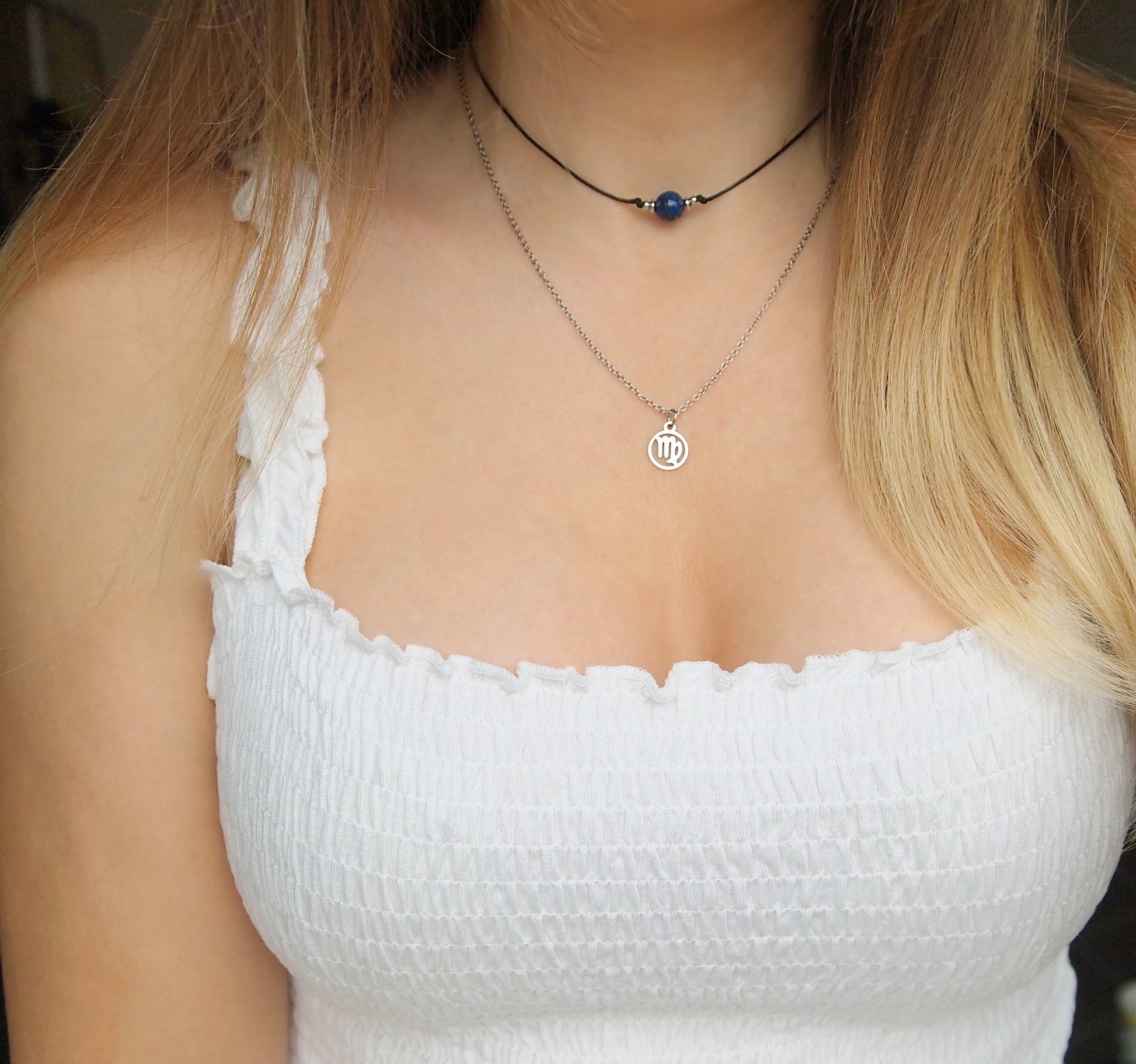 virgo constellation necklace, virgo jewelry