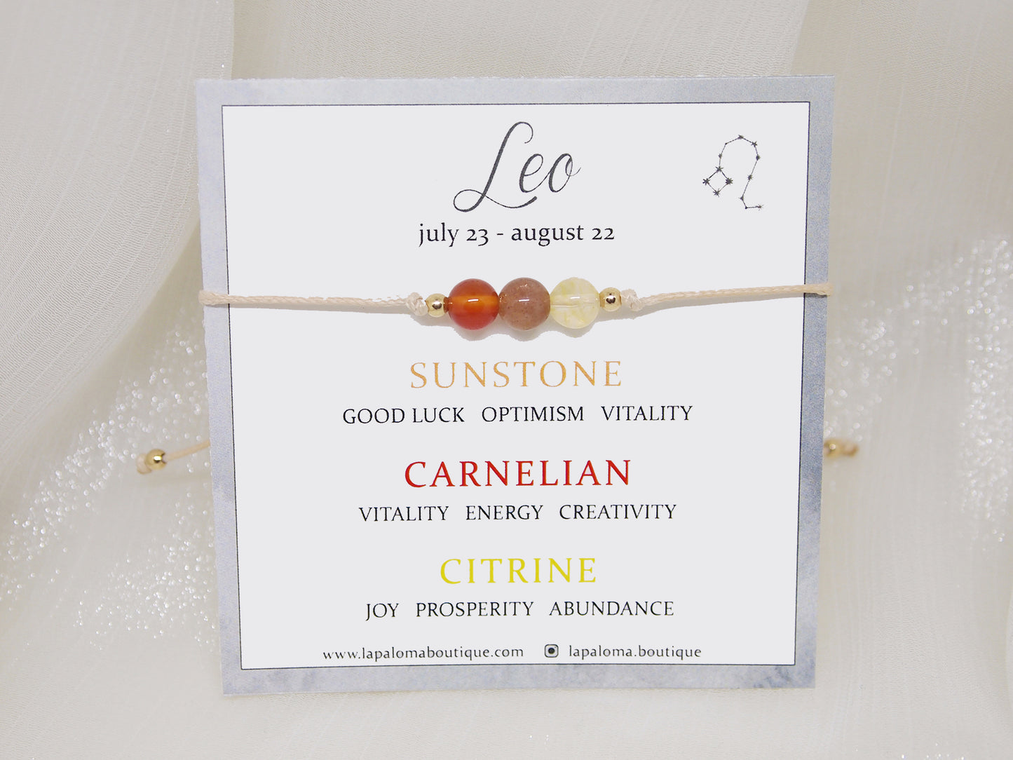 leo healing crystals, gemstone set for leo