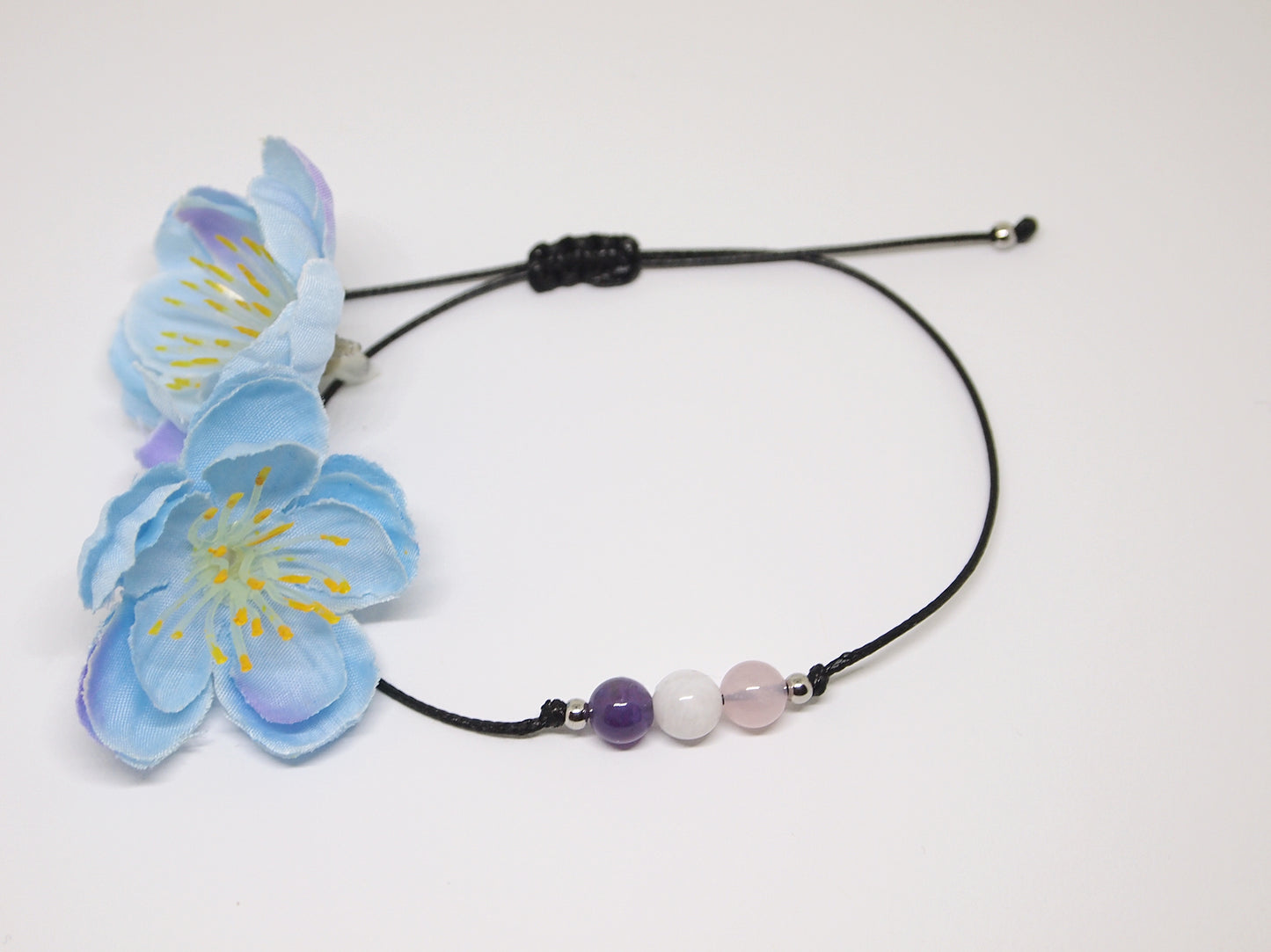 minimalist gemstone bracelet, new mom gift