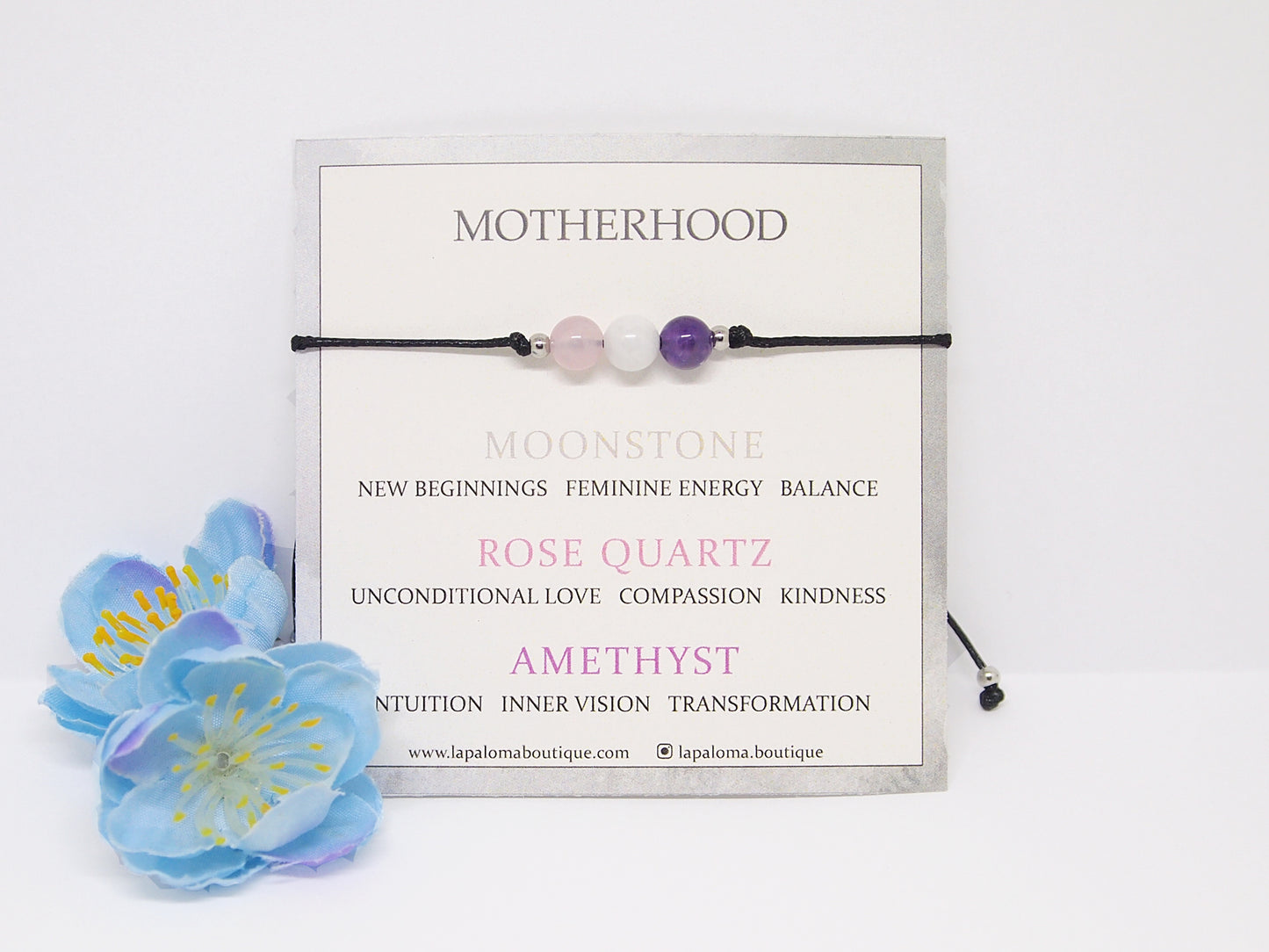 motherhood crystal bracelet