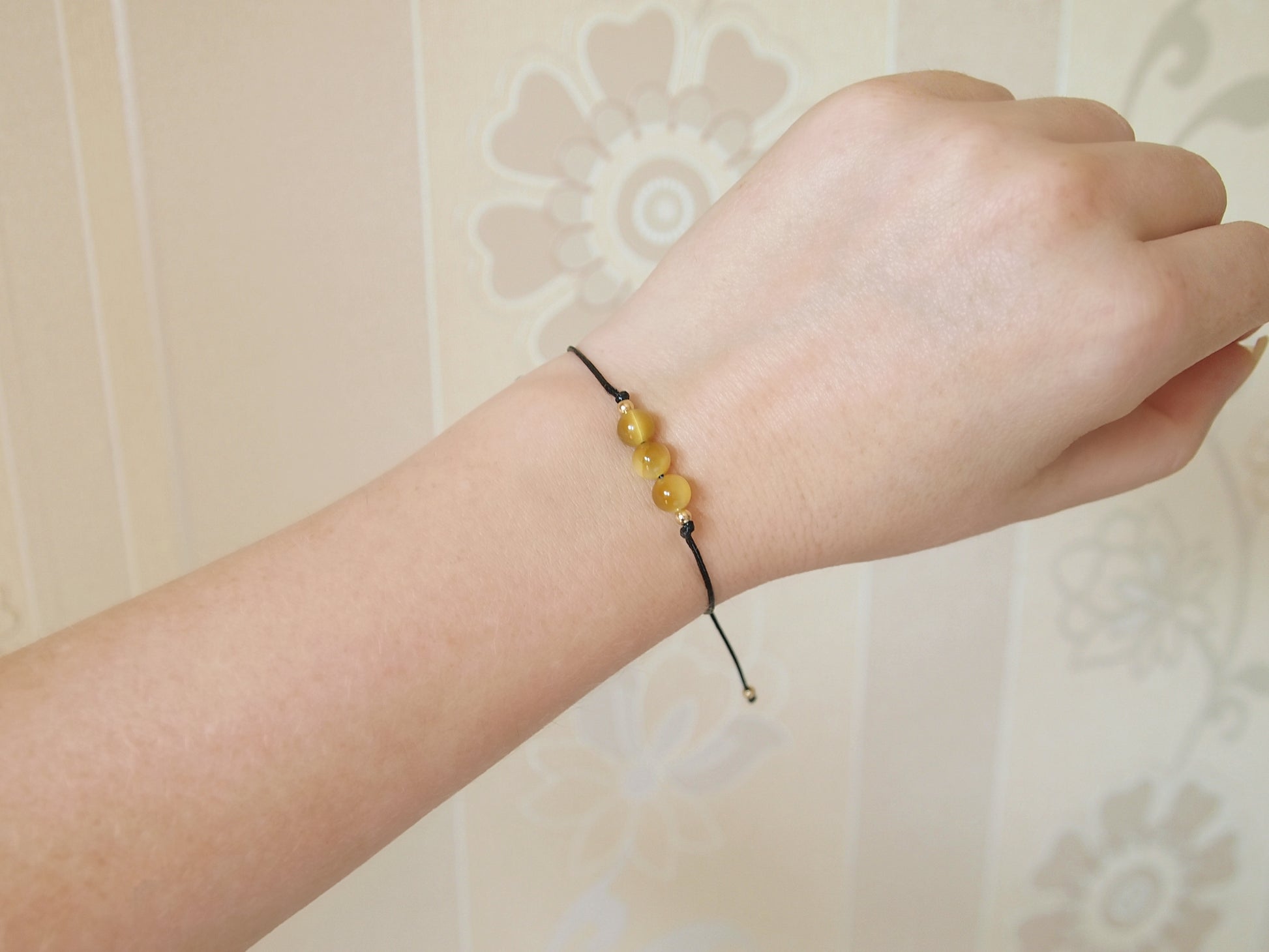 golden tiger eye bracelet for solar plexus chakra