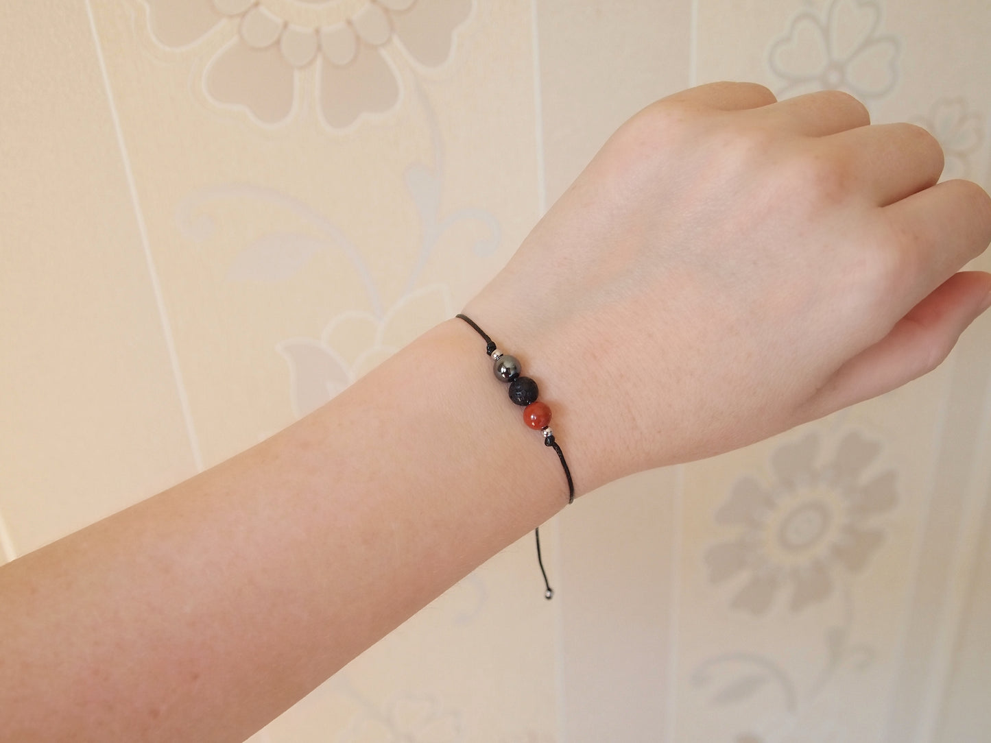 minimalist healing crystal bracelet