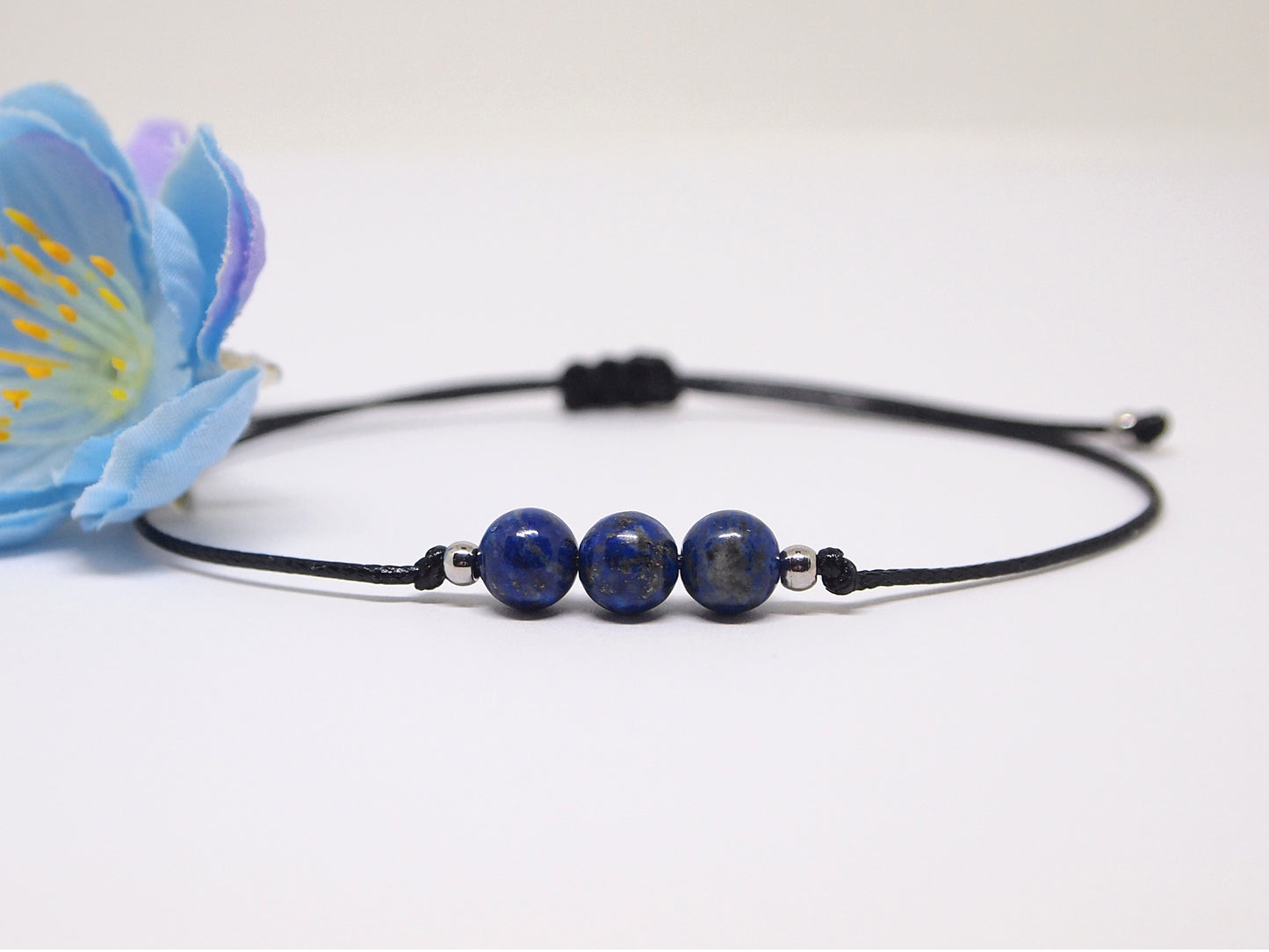 lapis lazuli bracelet, third eye chakra activation gemstones