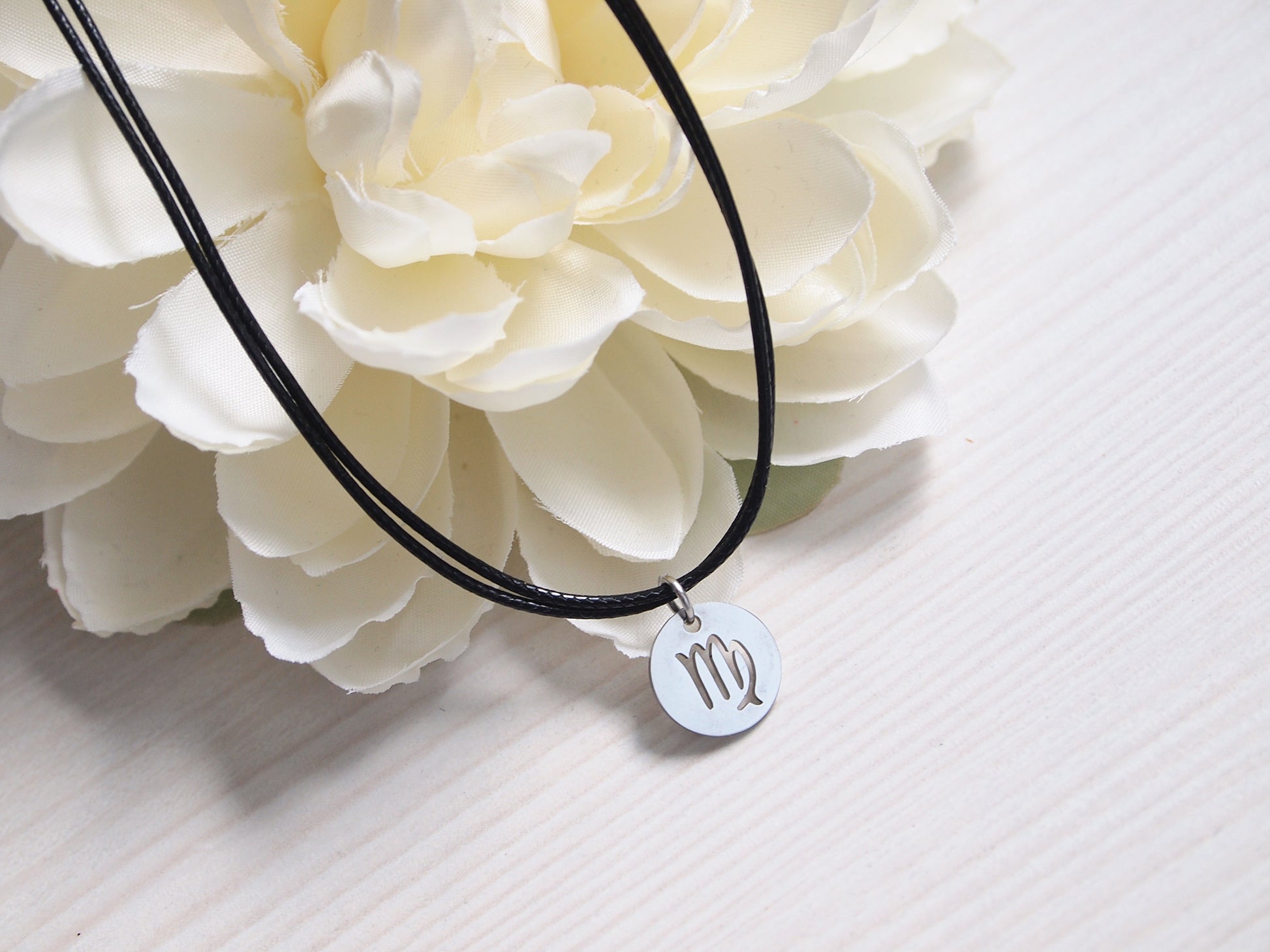 vigro horoscope necklace, gift for virgo