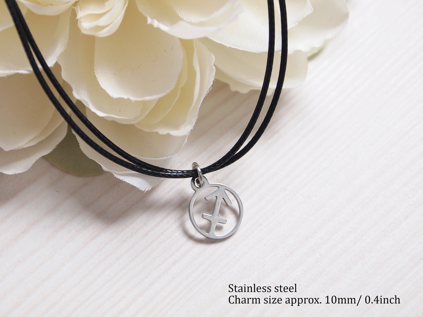 sagitaruis cord necklace, gift for sagittarius
