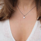 stainless steel star necklace, dainty star necklace, celestial charm